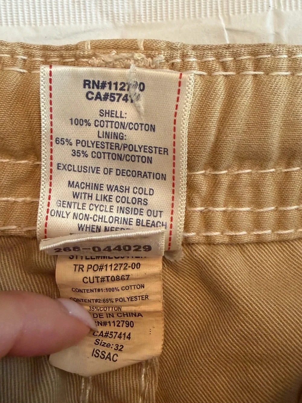 True Religion Men's Cargo Shorts in Khaki with Drawstring